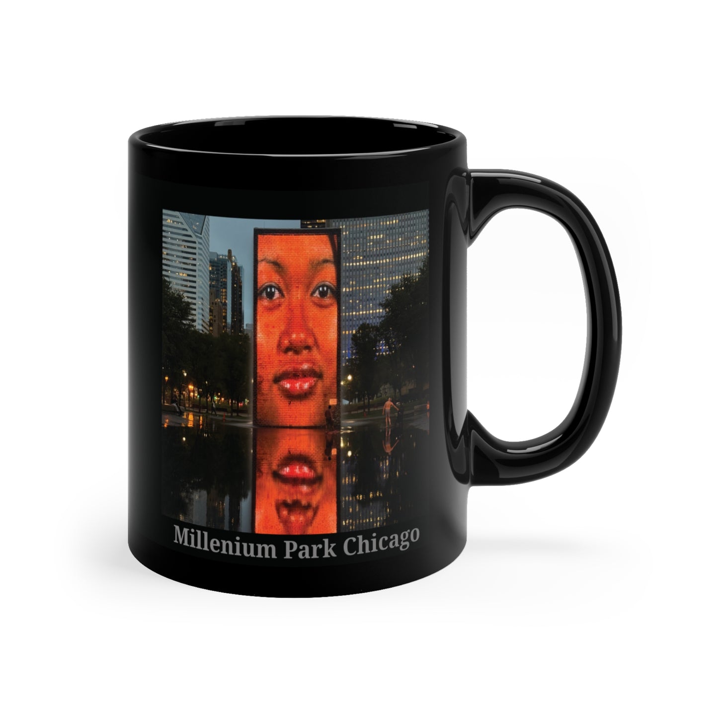 Chicago Millenium Park Mug #3: Crown Fountain